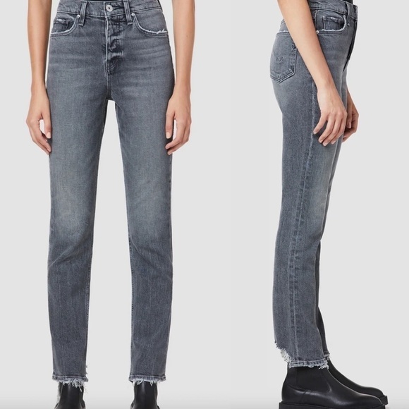 Hudson Holly High-Rise Straight Jeans - Picture 2 of 15